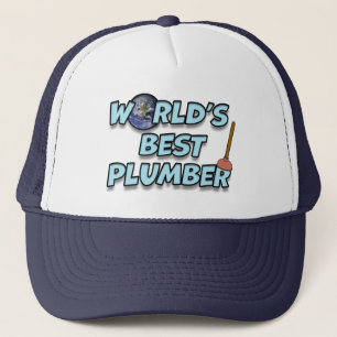 's Werelds beste Plumber Trucker Hat Trucker Pet