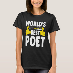 's Werelds beste poët-functietaak T-shirt