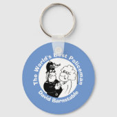 's Werelds beste politieman of instabiel. Sleutelhanger (Achterkant)