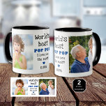 'S Werelds beste Pop Pop I Love You Most 2 Foto Mo Mok<br><div class="desc">Geef uit hoeveel je van je opa houdt met affectie.Een foto-mok met grootvader en kleinkind afbeeldingen zal zijn hart vol geluk vullen.</div>