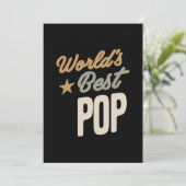 's Werelds beste Pop - vader- en opa-cadeautjes Kaart (Staand voorkant)