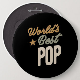 's Werelds beste Pop - vader- en opa-cadeautjes Ronde Button 6,0 Cm