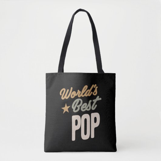 's Werelds beste Pop - vader- en opa-cadeautjes Tote Bag (Voorkant)