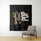 's Werelds beste Pop - vader- en opa-cadeautjes Wandkleed (In situ)