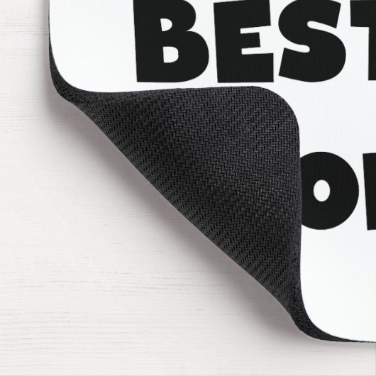 's Werelds beste Poppi Black Text Gifts Muismat (Hoek)