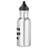 's Werelds beste Poppi Black Text Waterfles (Rechts)