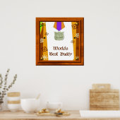 's Werelds beste Poster van papa (Keuken)