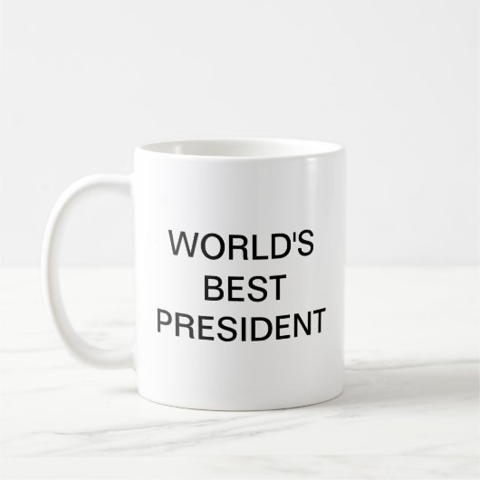 's Werelds beste President koffie-Mok Koffiemok (Links)