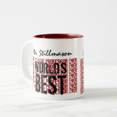 's Werelds beste professor ooit Tweekleurige Koffiemok (Voorkant links)