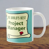 's Werelds beste projectmanager. Koffiemok