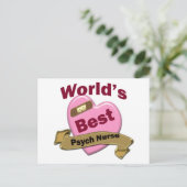 's Werelds beste psychiatrische verpleegster Briefkaart (Staand voorkant)