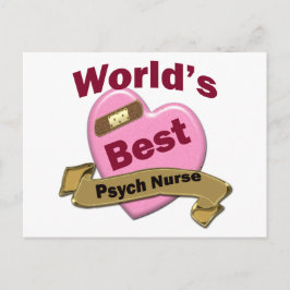 's Werelds beste psychiatrische verpleegster Briefkaart
