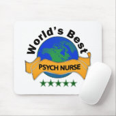 's Werelds beste psychiatrische verpleegster Muismat (Met muis)