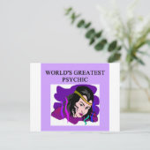 's werelds beste psychisch briefkaart (Staand voorkant)