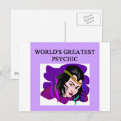 's werelds beste psychisch briefkaart (Voorkant / Achterkant)