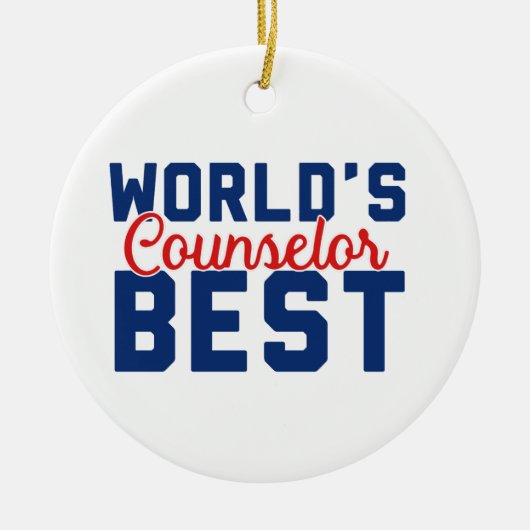 's Werelds beste raadgever Keramisch Ornament (Voorkant)