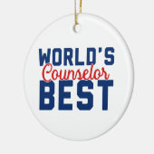 's Werelds beste raadgever Keramisch Ornament (Links)