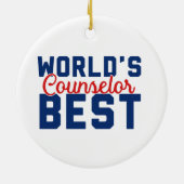 's Werelds beste raadgever Keramisch Ornament (Achterkant)