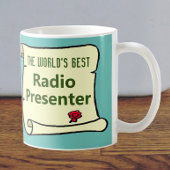 's Werelds beste radiopresentator. Koffiemok