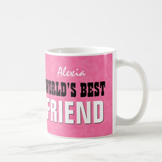 's Werelds beste roze bruine bruine bruine baarmoe Mok (Rechts)