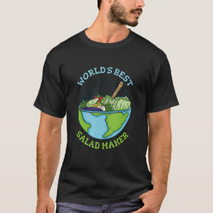 's Werelds beste salademaker groenten voedingssala T-shirt