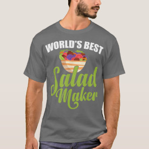 's Werelds beste saladmaker salad Lover Funny Vege T-shirt