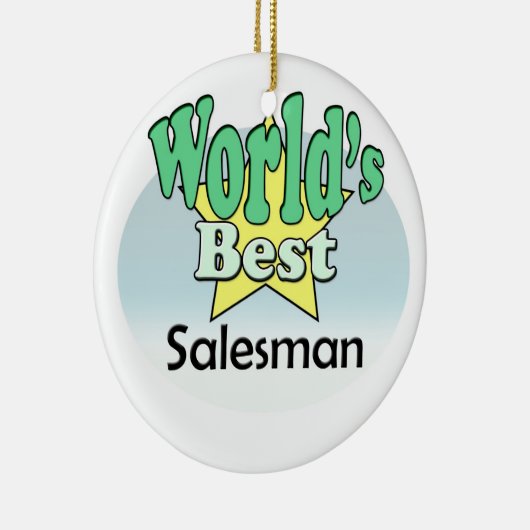 's Werelds beste Salesman Keramisch Ornament (Rechts)