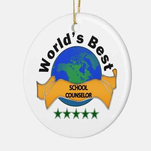 's Werelds beste schooladviseur Keramisch Ornament (Links)