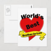 's Werelds beste schoonbroer Briefkaart (Voorkant / Achterkant)