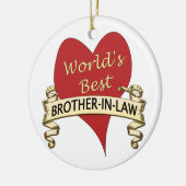 's Werelds beste schoonbroer Keramisch Ornament (Links)