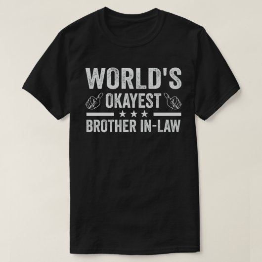 's Werelds beste schoonbroer T-shirt (Design voorkant)