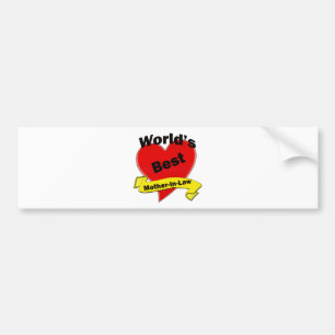 's Werelds beste schoonmoeder Bumpersticker