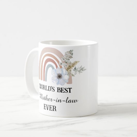 's Werelds beste schoonmoeder ooit moederdag cadea Koffiemok (Voorkant links)