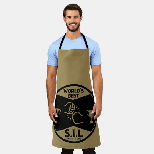's Werelds beste schoonzus Schort (Gedragen)