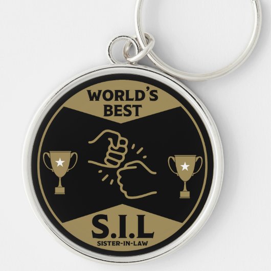 's Werelds beste schoonzus Sleutelhanger (Voorkant)