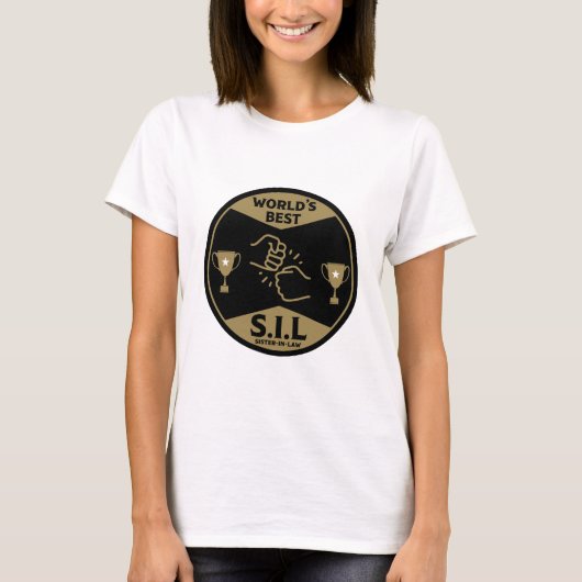 's Werelds beste schoonzus T-shirt (Voorkant)