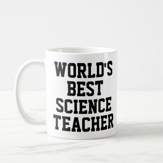 's Werelds beste Science Teacher Gift Mok (Links)
