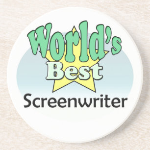 's Werelds beste screenwriter Zandsteen Onderzetter