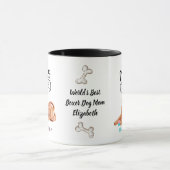 's Werelds BESTE SHAR PEI DOG MAM Gepersonaliseerd Mok (Midden)