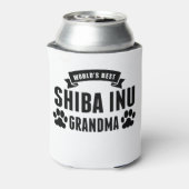 's Werelds beste Shiba Inu oma Blikjeskoeler (Blikje Achterkant)