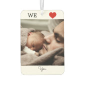 's Werelds beste sjabloon voor fototekst Luchtverfrisser (Achterkant)