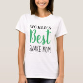 's Werelds Beste Slangenmoeder -  T-shirt (Voorkant)