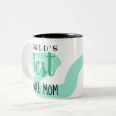 's Werelds Beste Slangenmoeder -  Tweekleurige Koffiemok (Voorkant links)