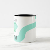 's Werelds Beste Slangenmoeder -  Tweekleurige Koffiemok (Center)