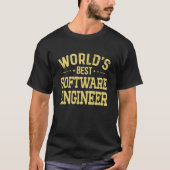 's Werelds beste software engineer software T-shirt (Voorkant)