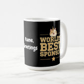 'S Werelds Beste Sponsor Ooit Voedselbank Vrijwill Koffiemok (Voorkant rechts)