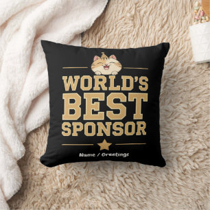 'S Werelds Beste Sponsor Ooit Voedselbank Vrijwill Kussen