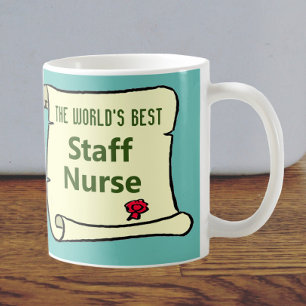 's Werelds beste stafverpleegster. Koffiemok