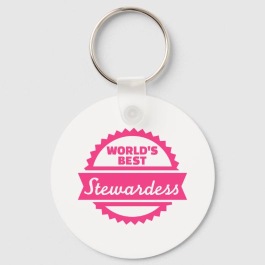 's Werelds beste Stewardess Sleutelhanger (Voorkant)