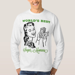 's Werelds beste Sugar Momma Moederdag Adult Graph T-shirt